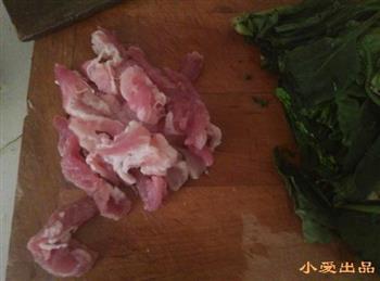 老榆林菠菜焖肉丝的做法图解6