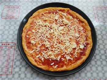 南瓜干虾健康披萨的做法图解11