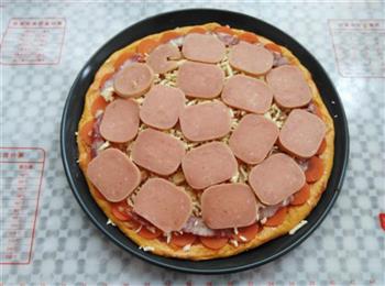 南瓜干虾健康披萨的做法图解13