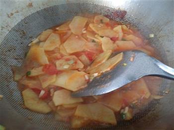 西红柿炒土豆片的做法步骤7