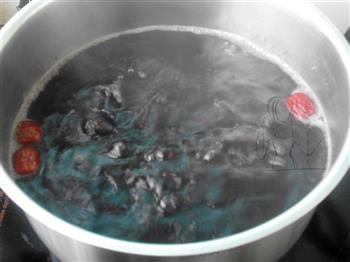 黑糯米煮汤圆的做法步骤3