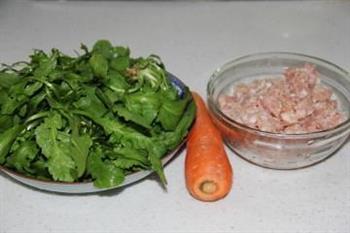 蔬菜猪肉丸子的做法步骤1