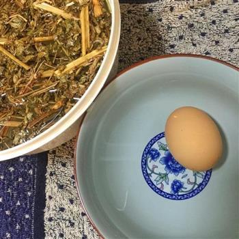 益母草煮鸡蛋的做法图解2