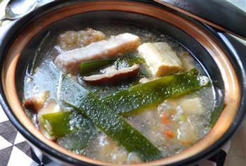 减肥排毒-海带豆腐汤的做法图解7
