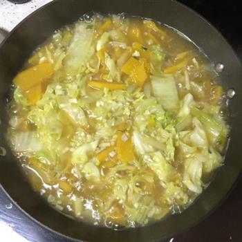 南瓜烩汤菜的做法图解9
