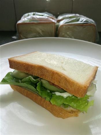 简易三明治的做法步骤15