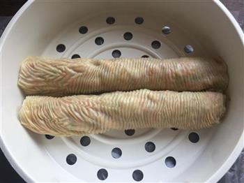 豆皮糯米肉卷的做法图解10