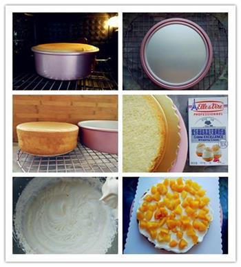 豆沙裱花蛋糕的做法图解3