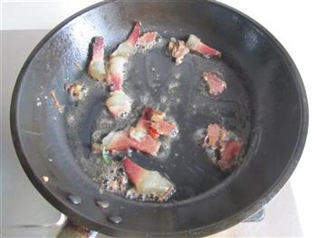 腊肉炒白菜苔的做法图解3