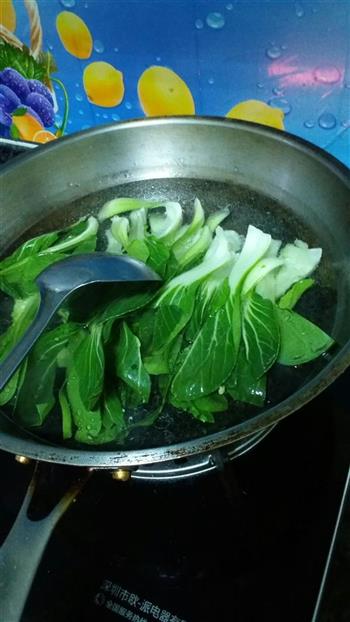 白灼油菜的做法步骤4