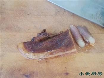 冬笋腊肉蒸熏干的做法步骤4