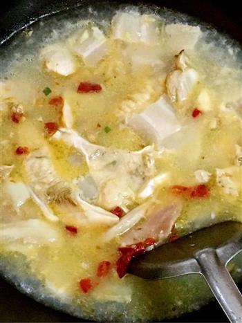 河蚌咸肉豆腐汤的做法图解7