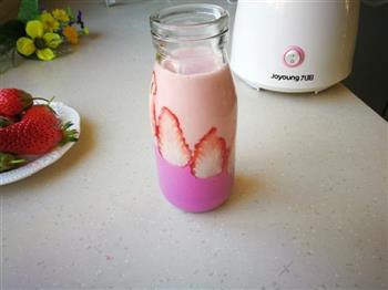 草莓紫薯奶昔的做法步骤7