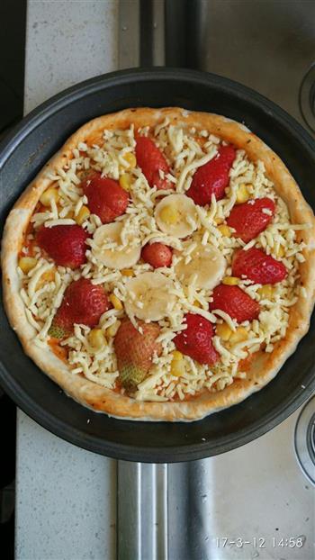 草莓披萨的做法图解7