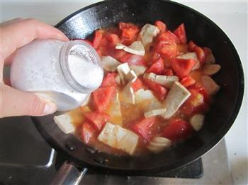 番茄烧豆腐的做法步骤7