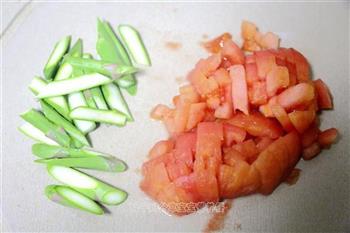 炒饺子皮蔬菜面片的做法步骤5