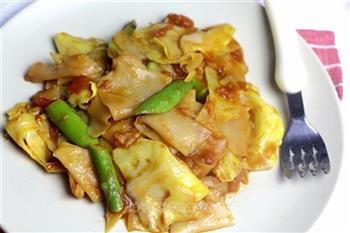 炒饺子皮蔬菜面片的做法步骤9