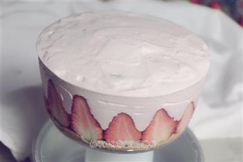 草莓慕斯蛋糕的做法步骤15