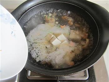 豆腐豆苗肉片汤的做法图解6