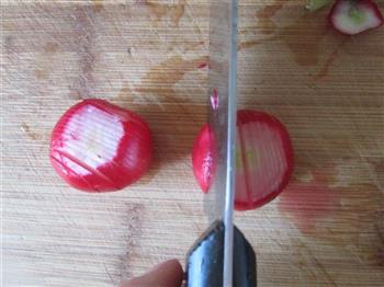 桂花糖醋樱桃萝卜的做法步骤2