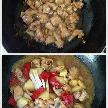 咖喱土豆焖鸡的做法步骤5