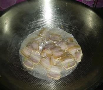 豆瓣酱芦笋炒咸肉的做法步骤9
