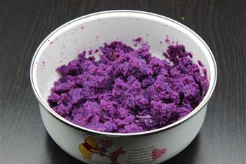 紫薯水晶饼的做法图解2