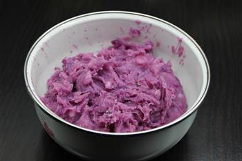 山药紫薯糕的做法步骤3