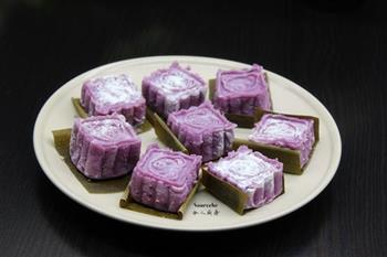 山药紫薯糕的做法步骤6