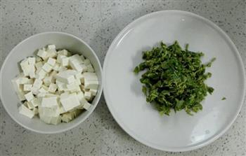 香椿拌豆腐的做法图解4