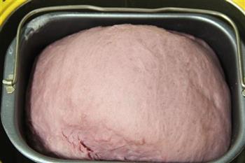 紫薯奶香面包的做法图解5
