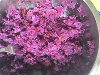 紫薯山药水晶饼的做法步骤2