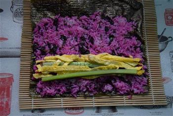 红粉紫菜卷的做法图解6