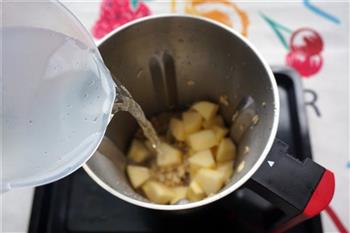 苹果宜肝豆浆的做法步骤3