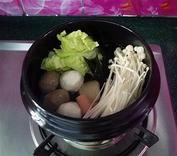 浓汤面疙瘩火锅的做法步骤4