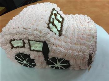 小汽车生日蛋糕的做法步骤6