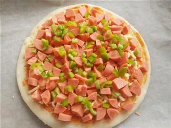 番茄芝士披萨的做法图解3