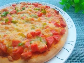 番茄芝士披萨的做法图解5