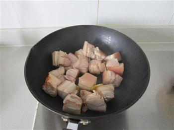 百叶结红烧肉的做法步骤7