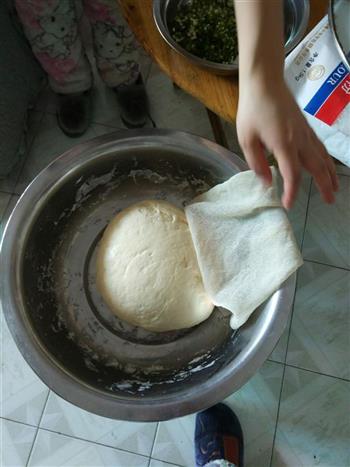 姜豆香肉包的做法步骤3