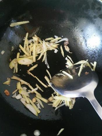 姜丝炒麻豌豆苗的做法步骤2