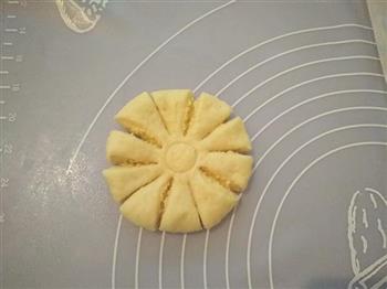椰蓉花朵面包的做法图解8