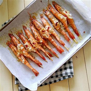 蒜蓉烤虾的做法图解13