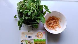 荠菜虾米豆腐羹的做法步骤1