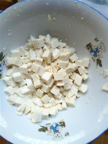 香椿芽拌豆腐的做法图解4