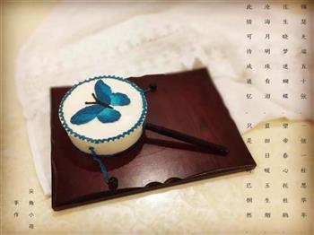 手绘蝴蝶慕斯蛋糕的做法步骤22