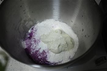 紫薯无花果软欧的做法步骤3