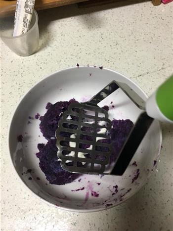 百香果紫薯泥的做法步骤3