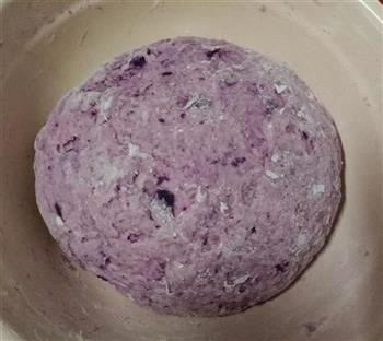 紫薯花苞馒头的做法步骤6