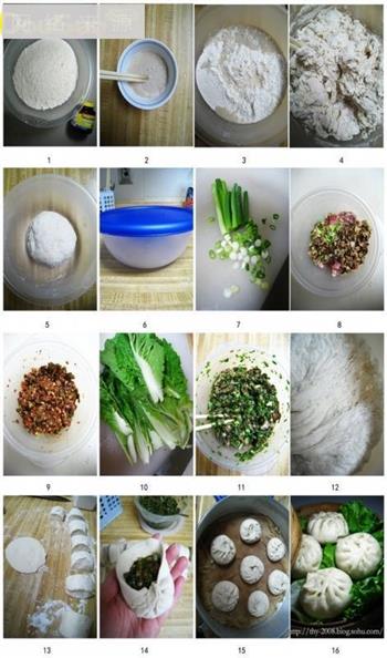 小白菜香菇肉包的做法步骤1